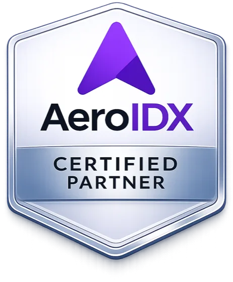 AeroIDX Certified Partner badge